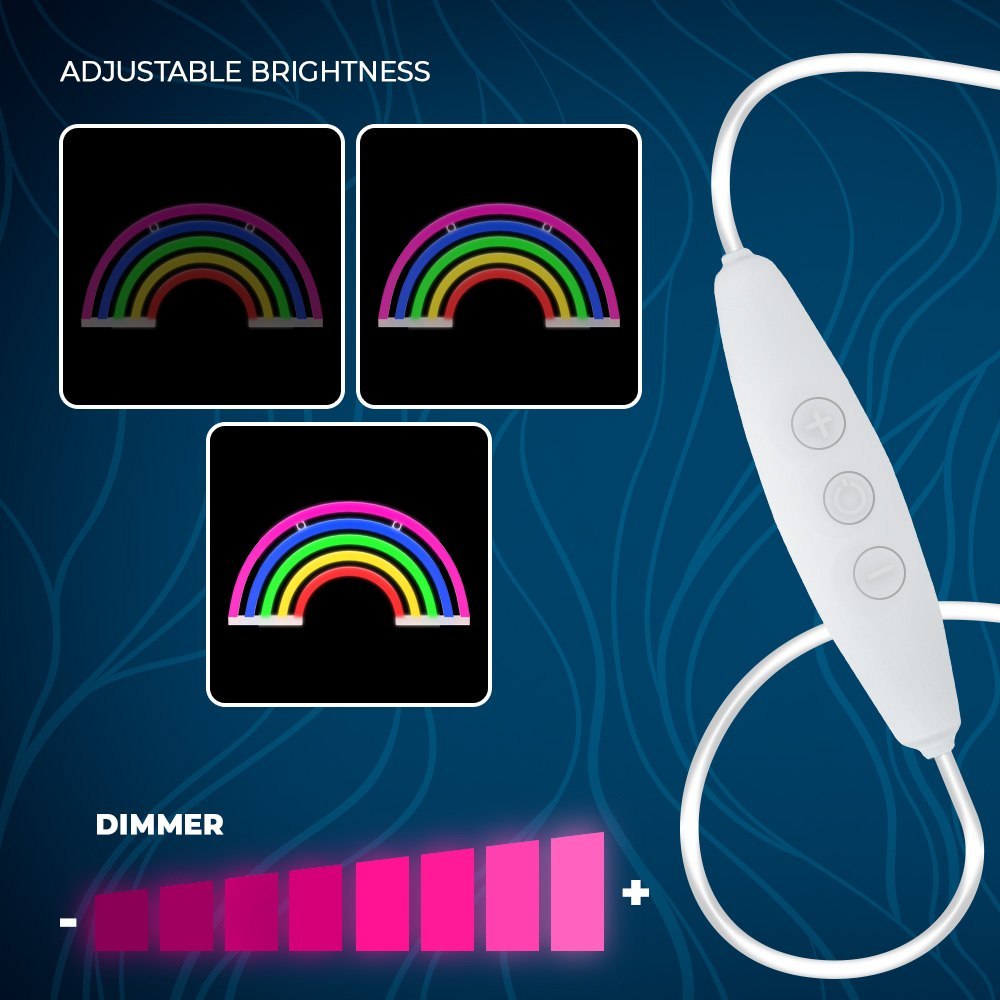 Neon LED TĘCZA 5 kolorów FLNE14X Forever Light